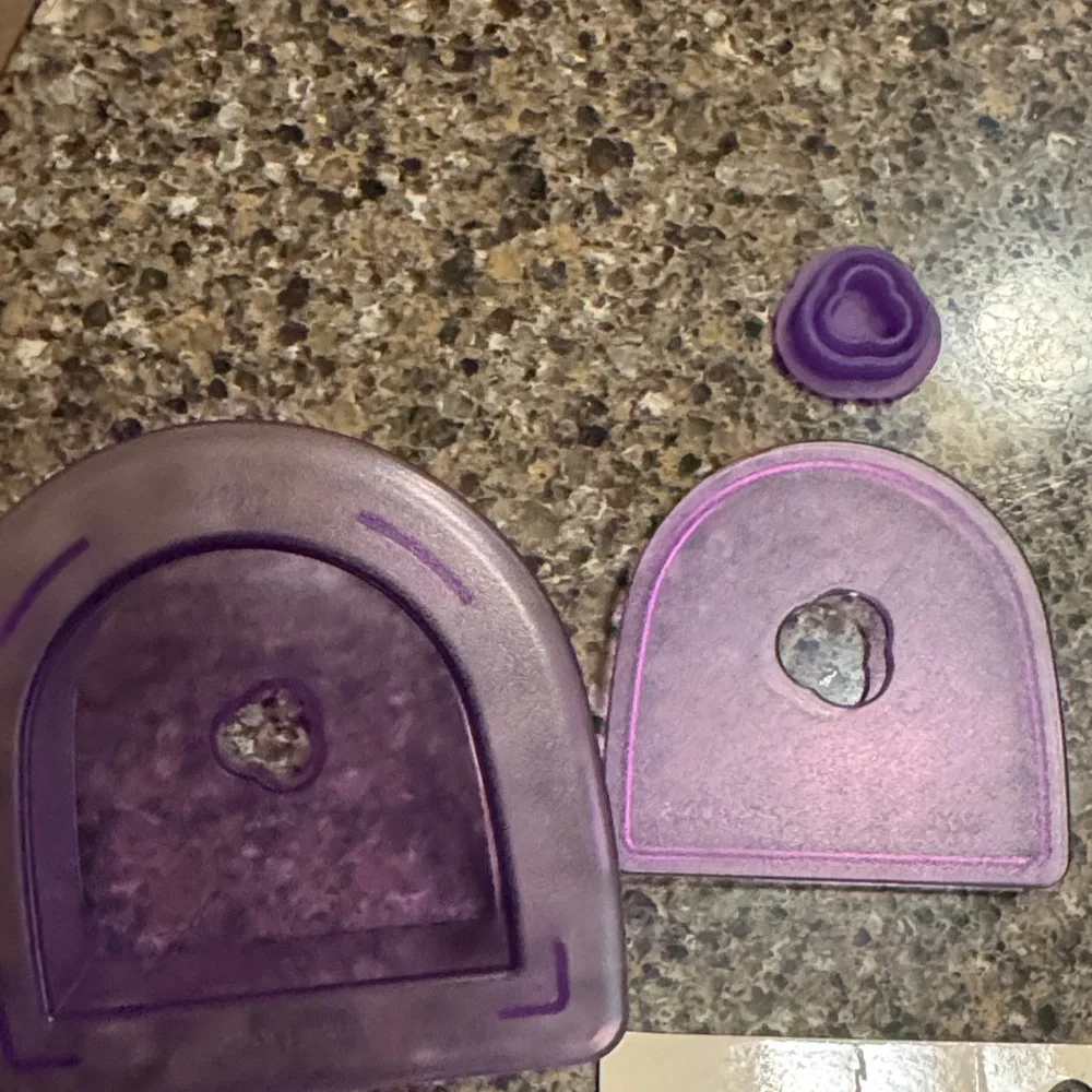 Wilton Purple Flower & Others Punch Set for Decorating with Fondant Sugar Sheets